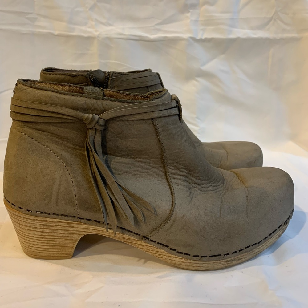 Dansko Grey Clog Boot Size 38